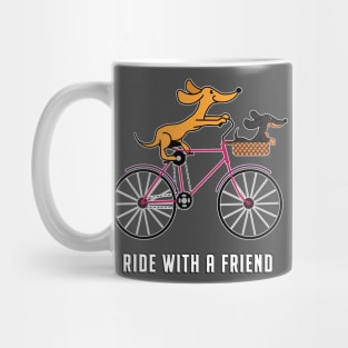 Bicycle ride with a friend Mug